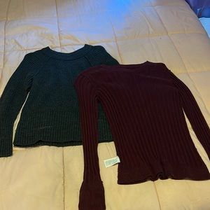 Lot of two gently worn target brand sweater